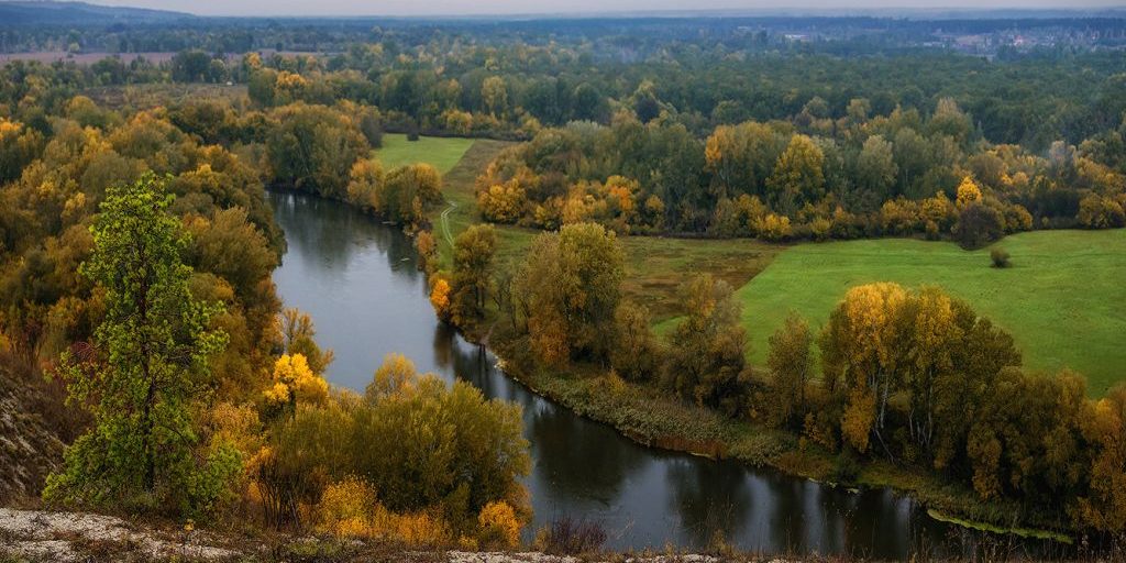 река Северский Донец Украина